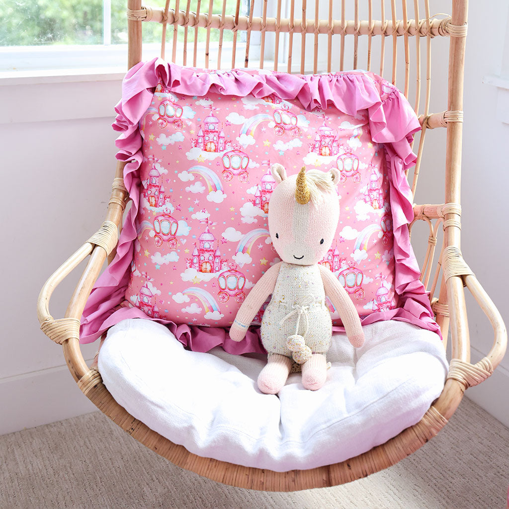 Posh Castle Ruffled Euro Sham