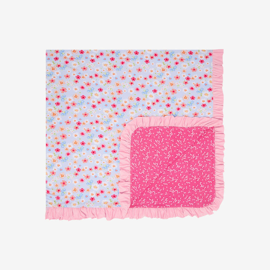 Carissa & Janice Ruffled Luxe Patoo® Blanket