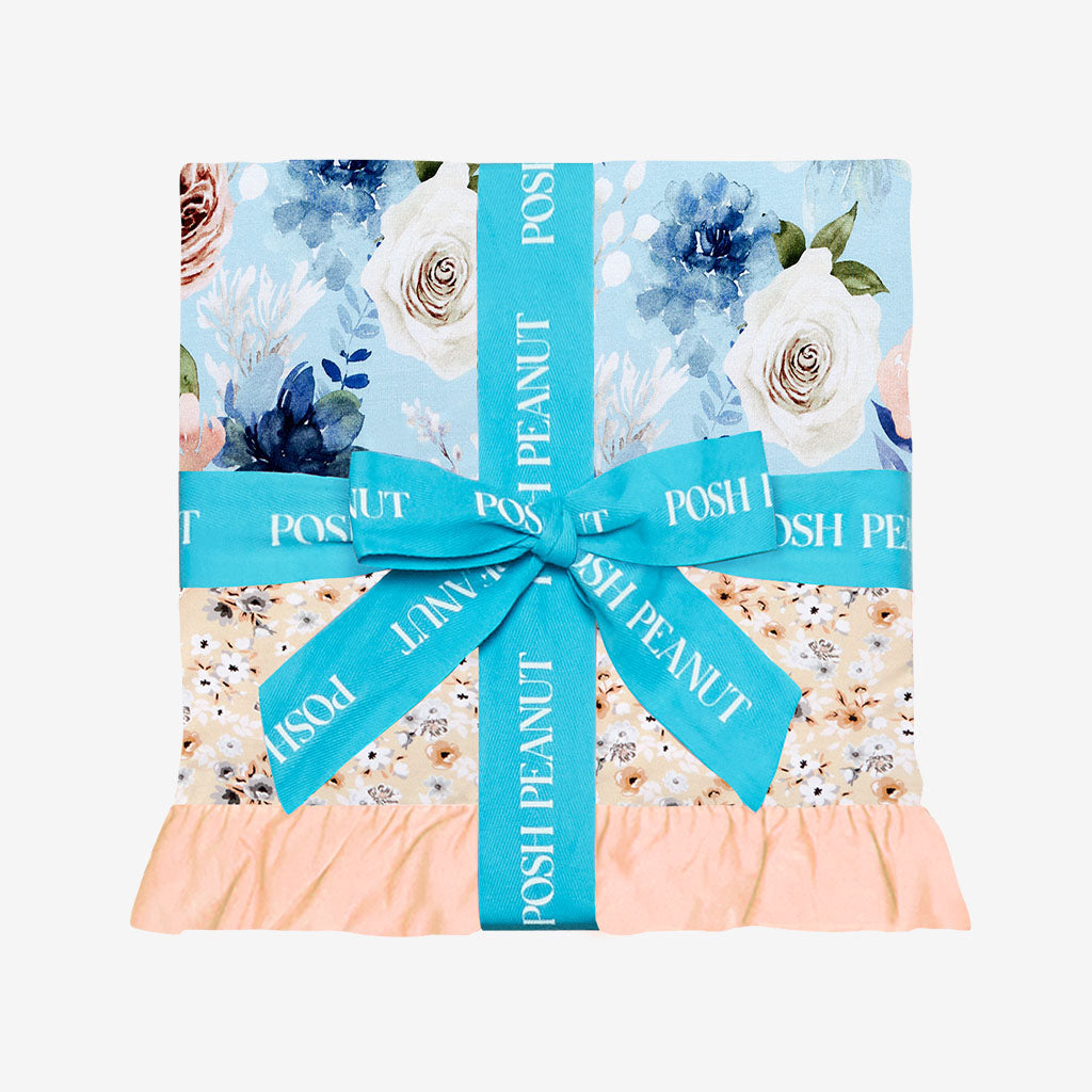 Frostine Ruffled Luxe Patoo® Blanket