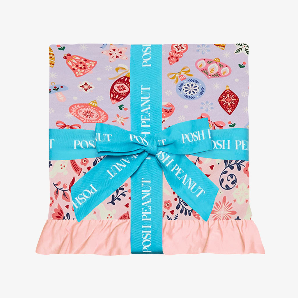 Holly Ruffled Luxe Patoo® Blanket
