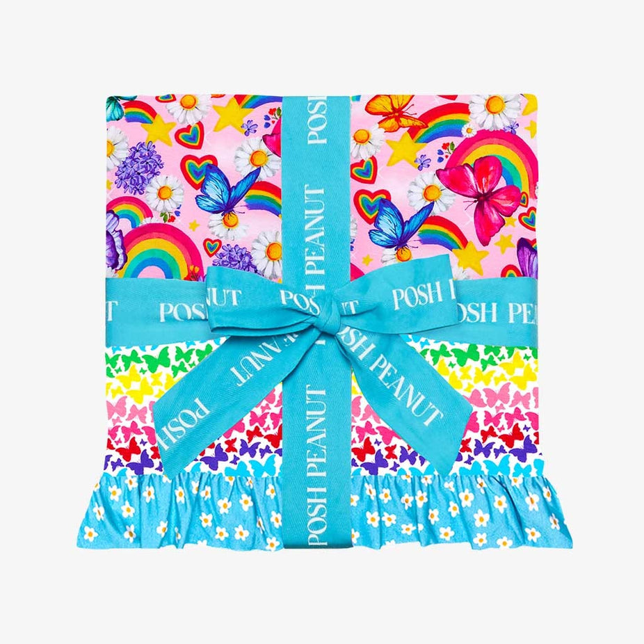Raina & Rainbow Butterflies Ruffled Luxe Patoo™