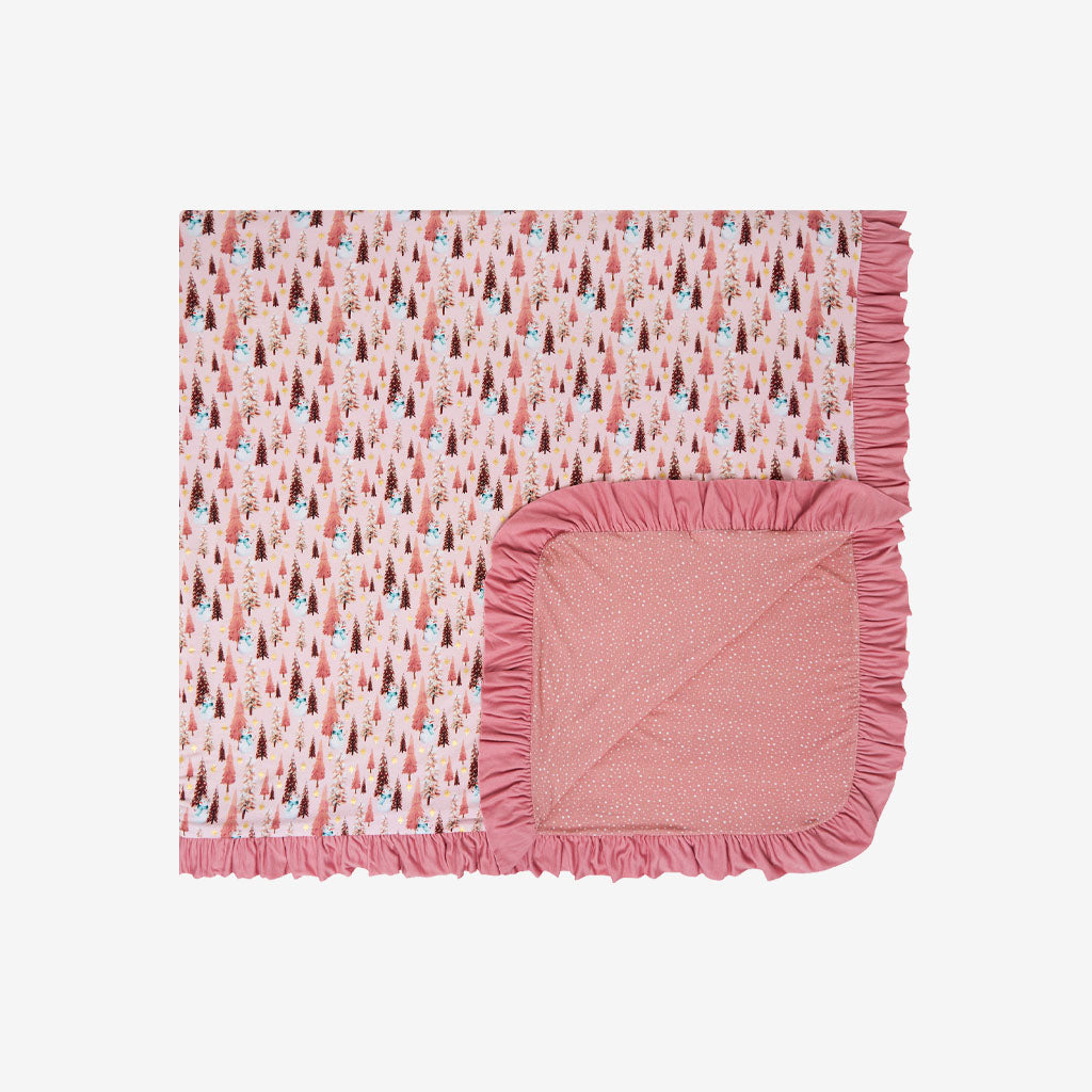 Sparkles Ruffled Luxe Patoo® Blanket