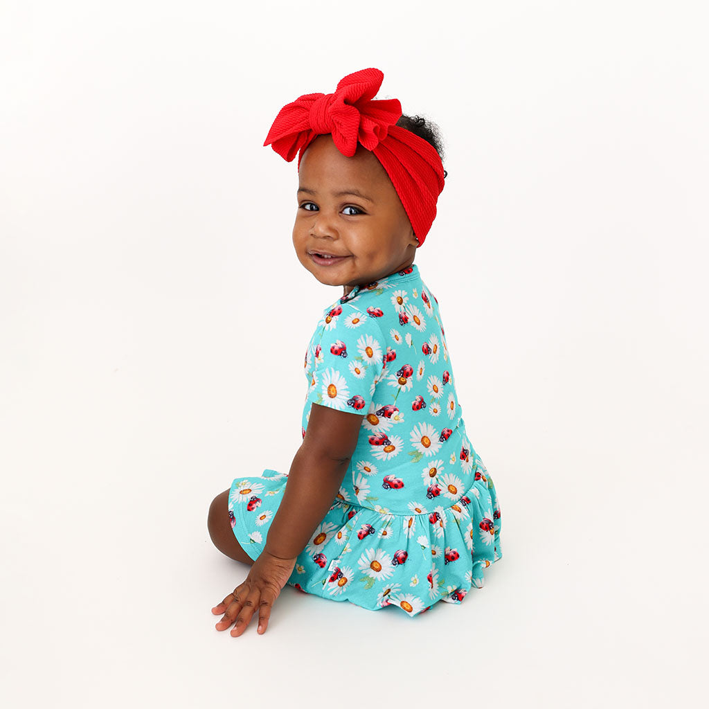 Ladybug Twirl Skirt Bodysuit Dress