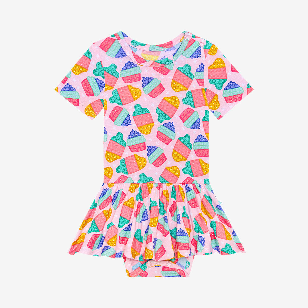 Posh Pop Twirl Skirt Bodysuit Dress