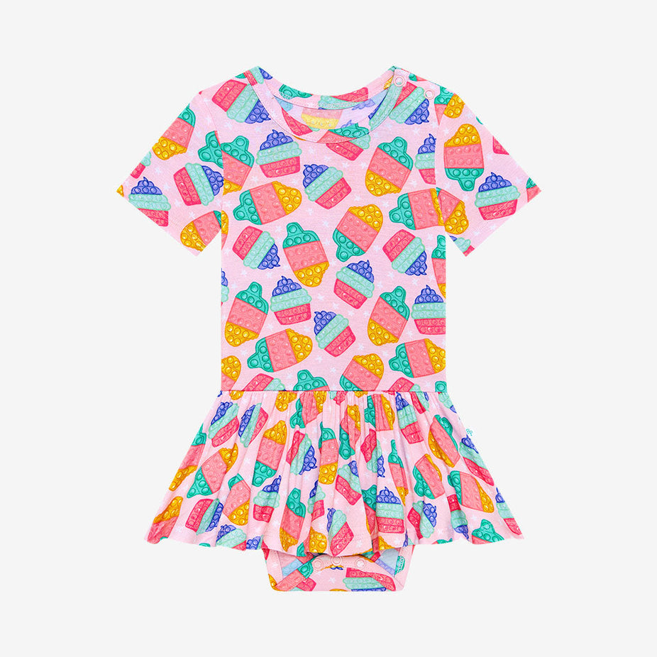 Posh Pop Twirl Skirt Bodysuit Dress