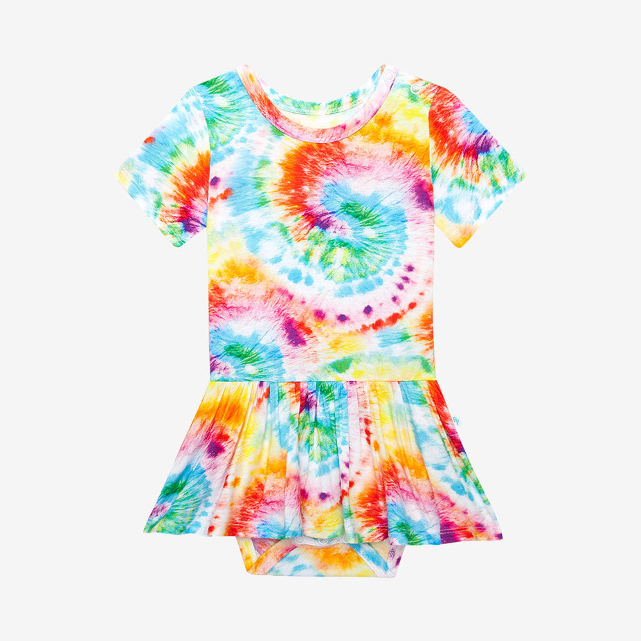 Totally Tie Dye Twirl Skirt Bodysuit Dress