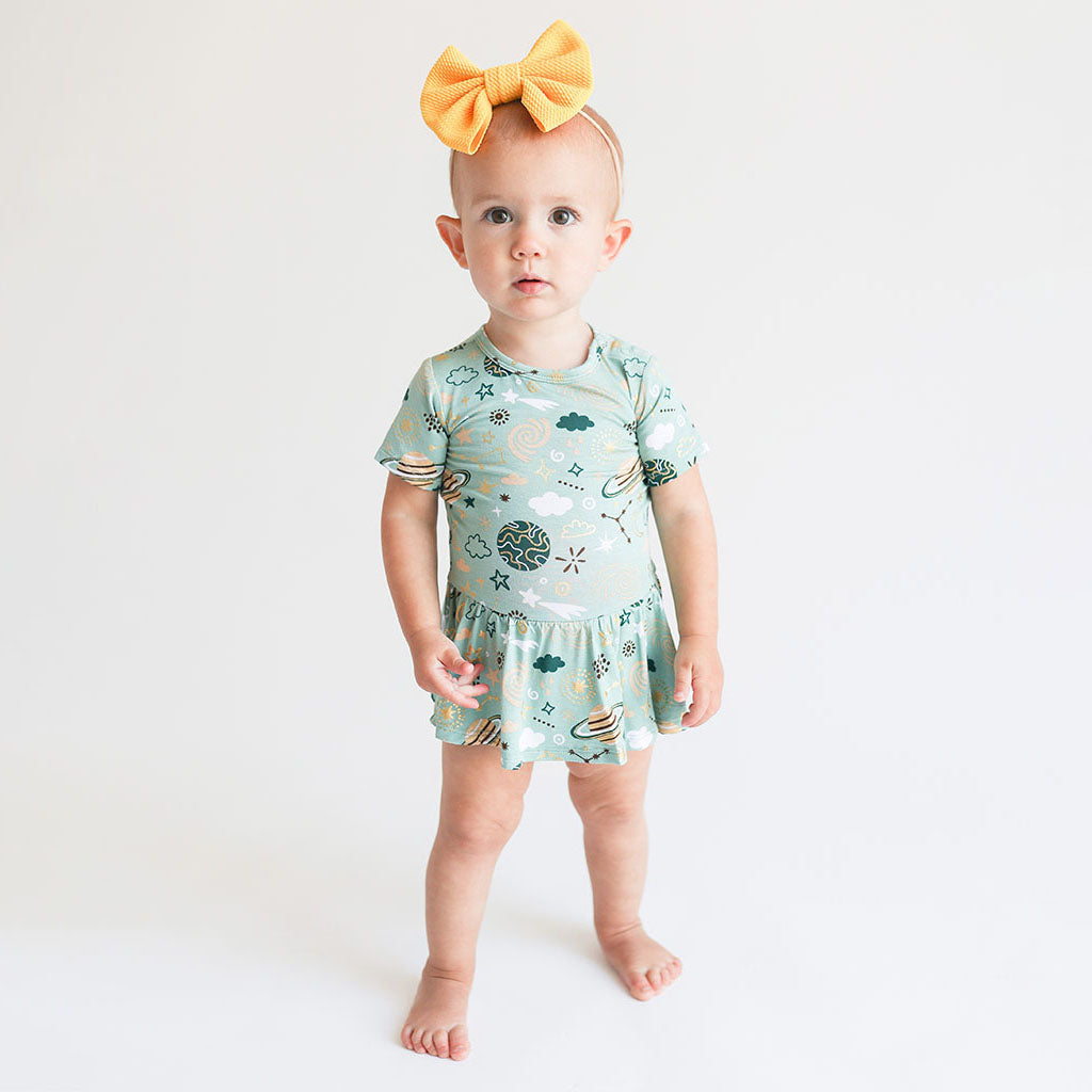 To The Stars Twirl Skirt Bodysuit Dress