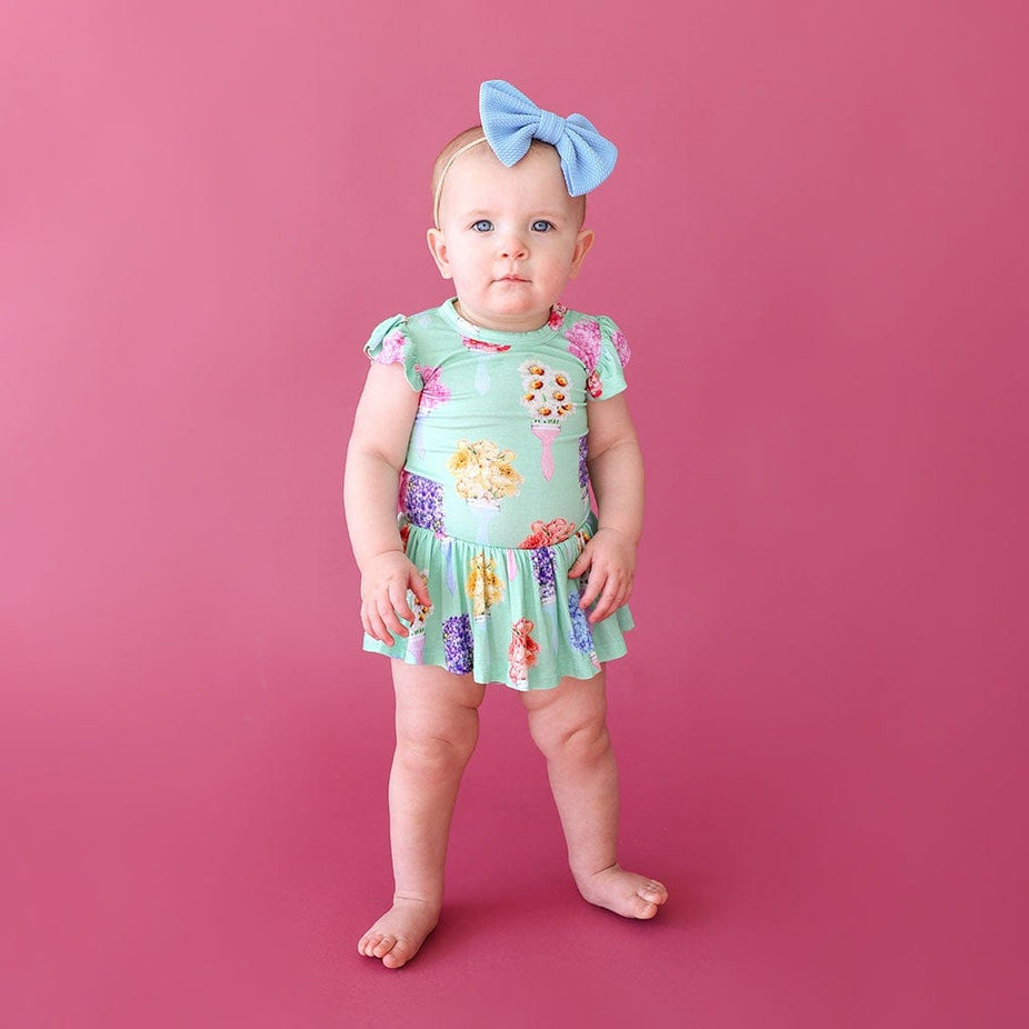 Rene Twirl Skirt Bodysuit Dress