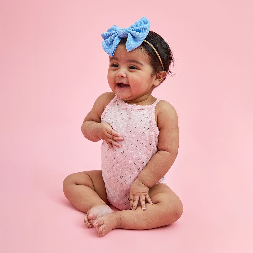 Cotton Candy Pointelle Sleeveless Bodysuit