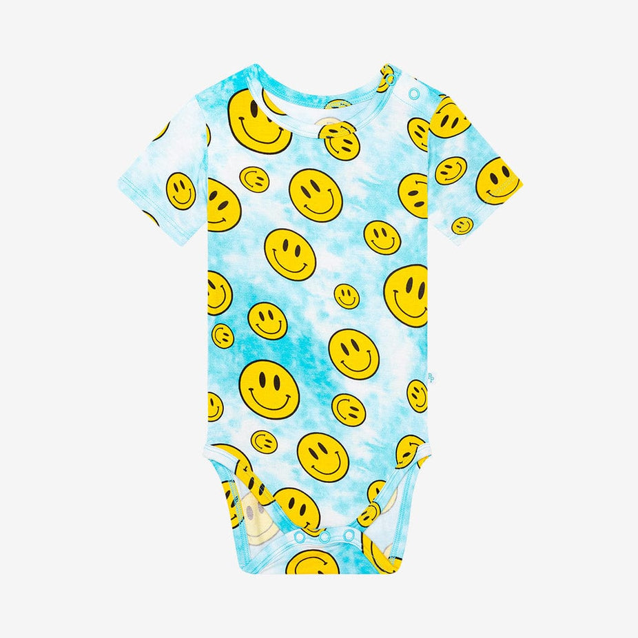 Happy Tie Dye Classic Bodysuit