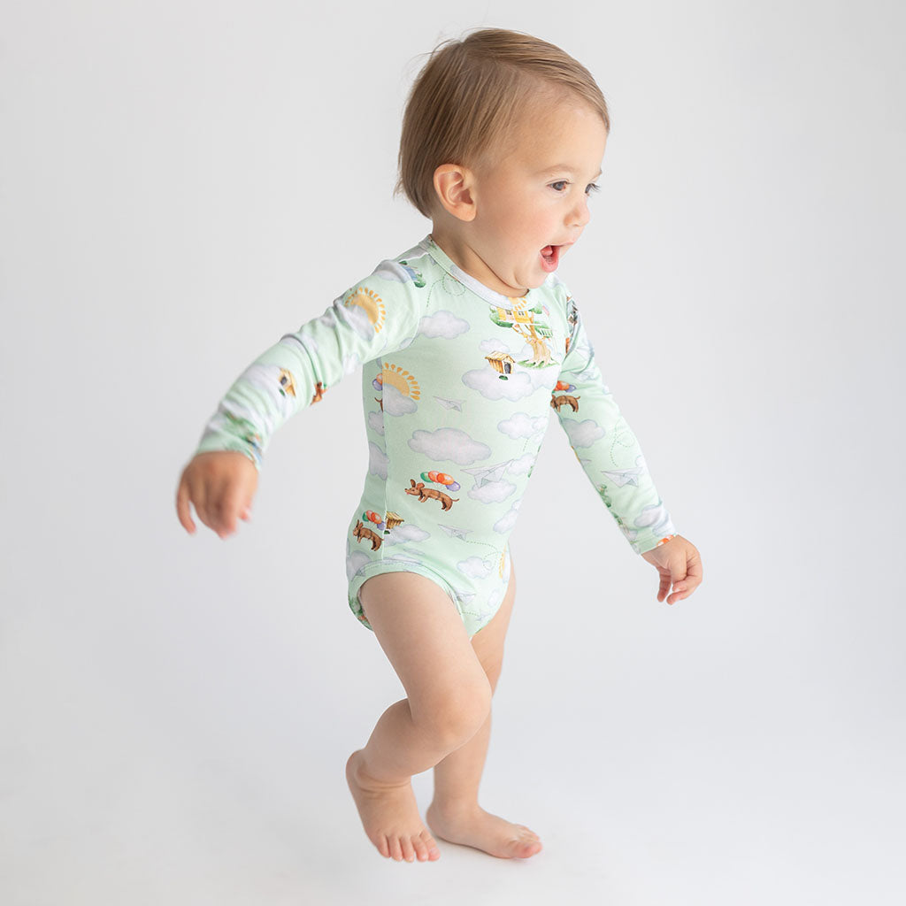 Posh Tree House Long Sleeve Bodysuit