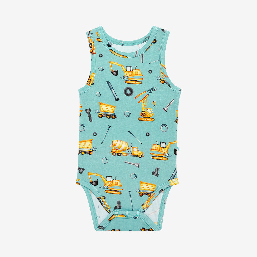 Posh Construction Racerback Bodysuit