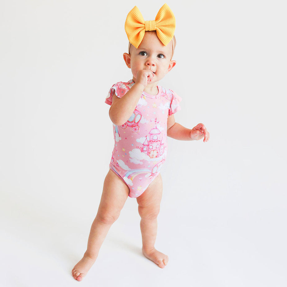 Posh Castle Ruffled Bodysuit