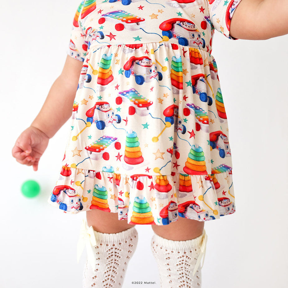 Vintage Fisher-Price™ Ruffled Twirl Bodysuit Dress