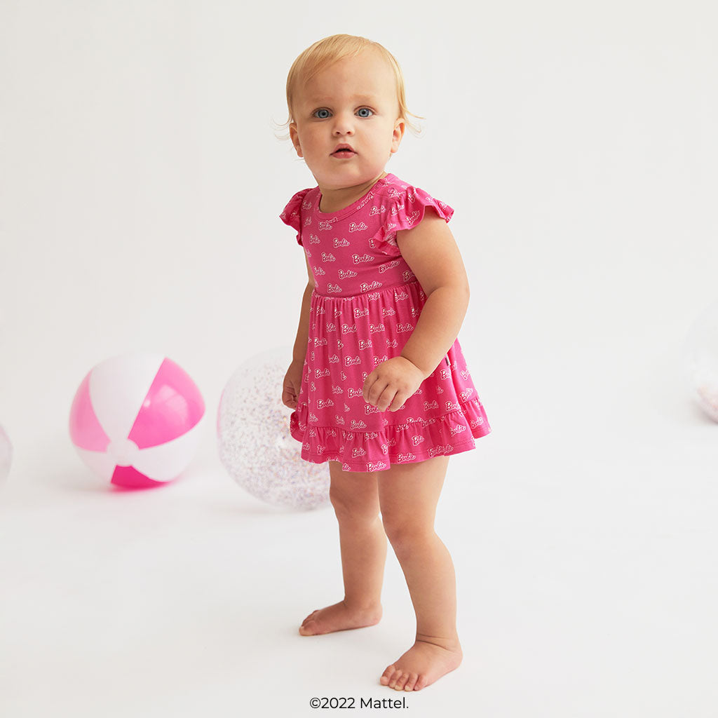 Barbie™ Ruffled Twirl Bodysuit Dress