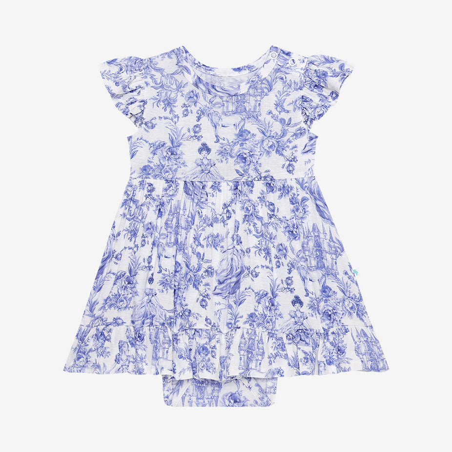 Briar Ruffled Twirl Bodysuit Dress