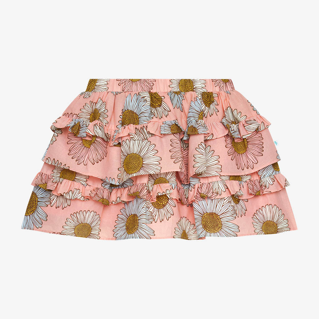 Millie Poplin Ruffled Mini Skirt