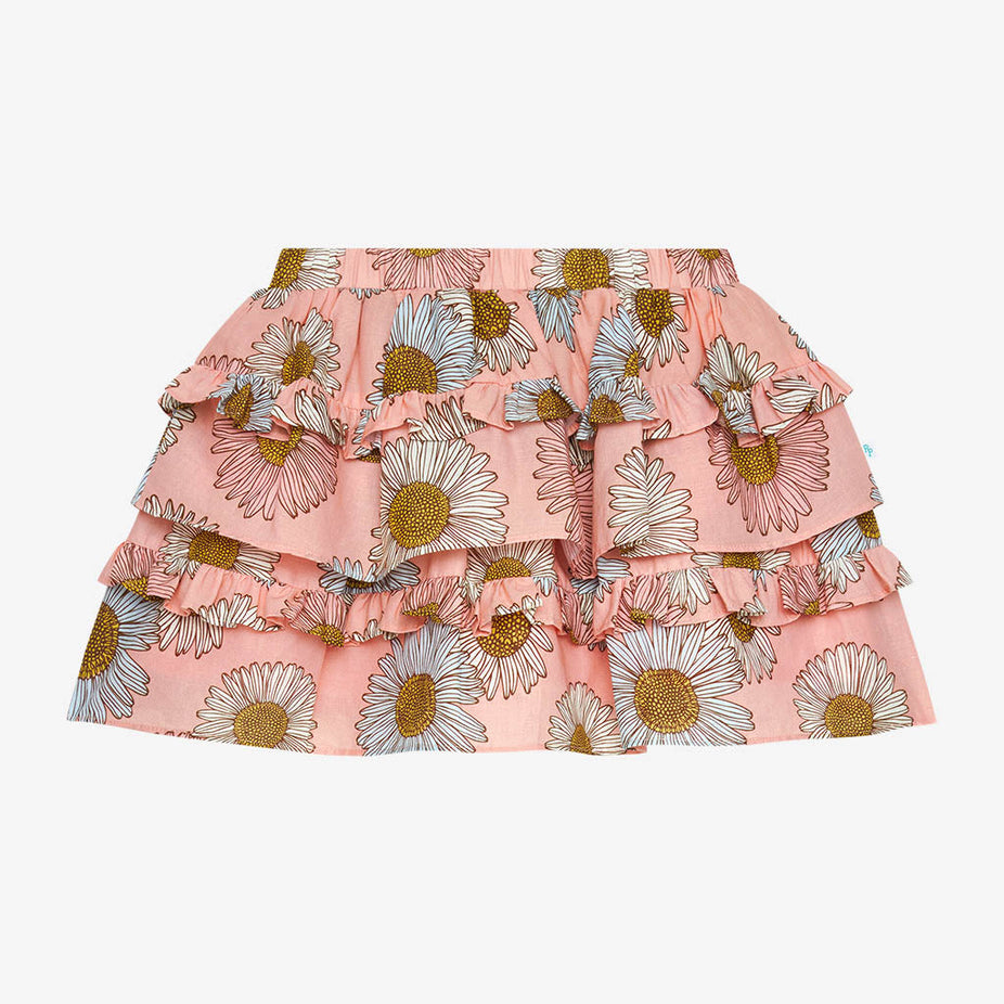 Millie Poplin Ruffled Mini Skirt