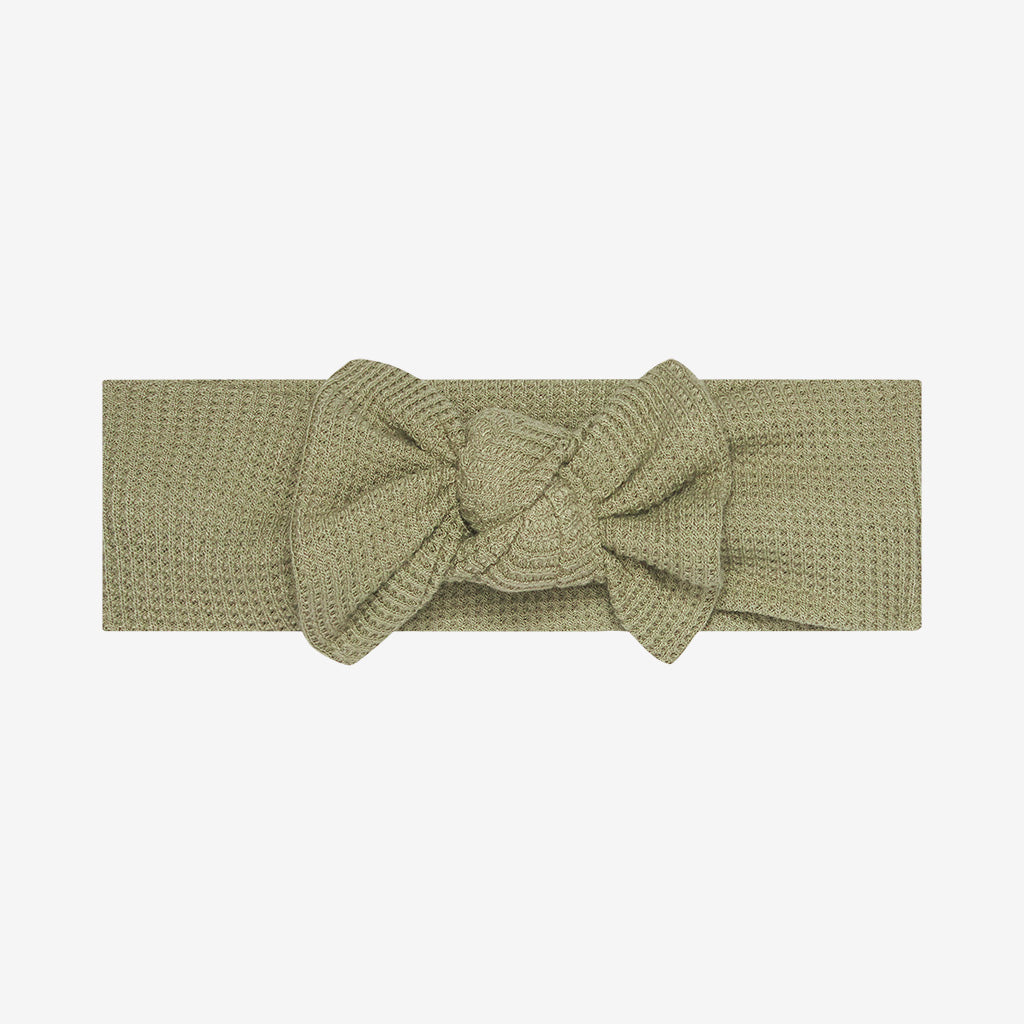 Olive Waffle Headwrap