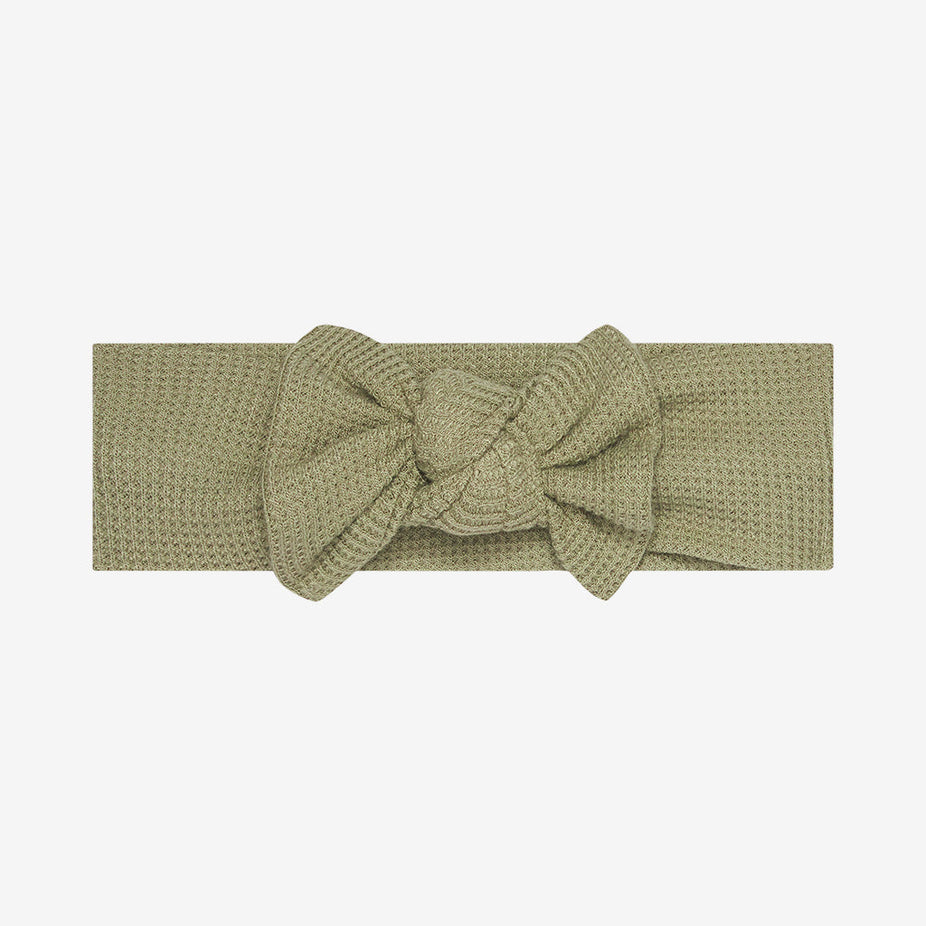 Olive Waffle Headwrap