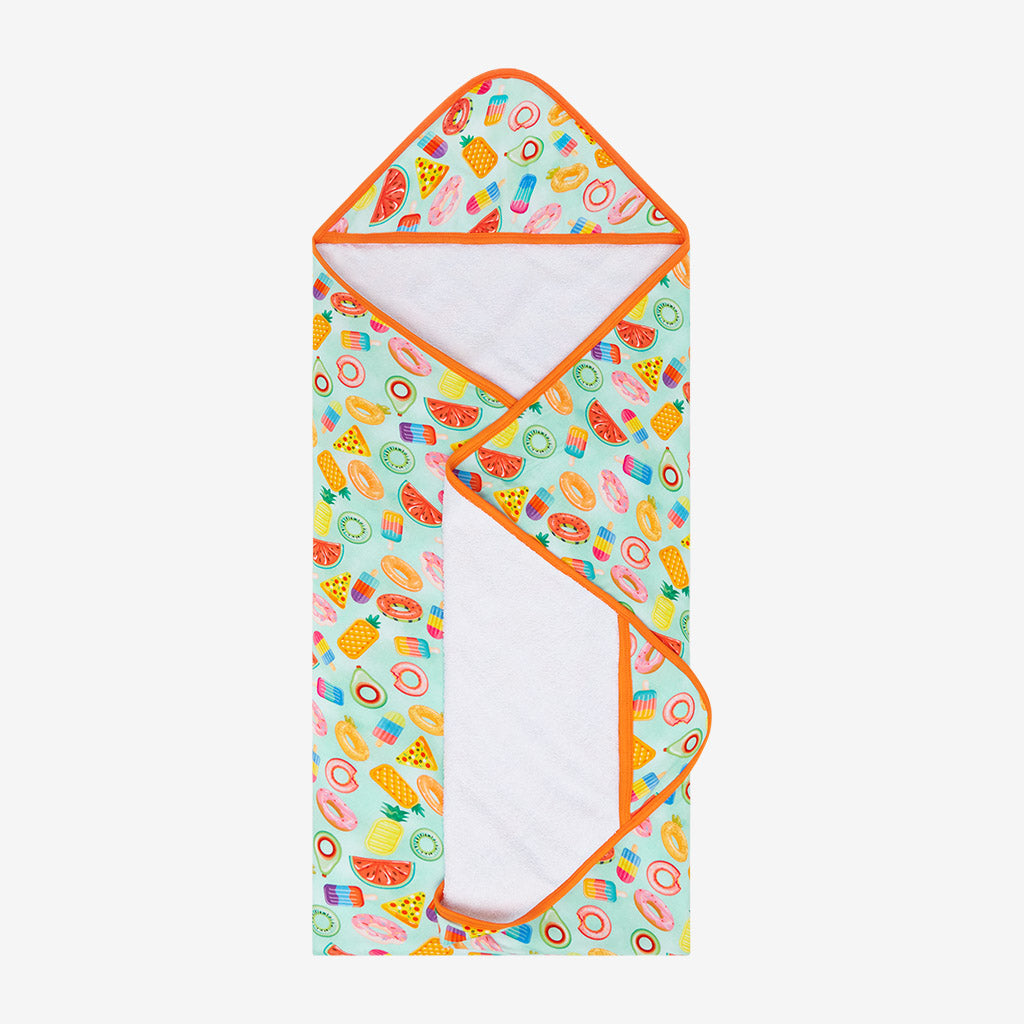 Food Floatie Fun Hooded Towel