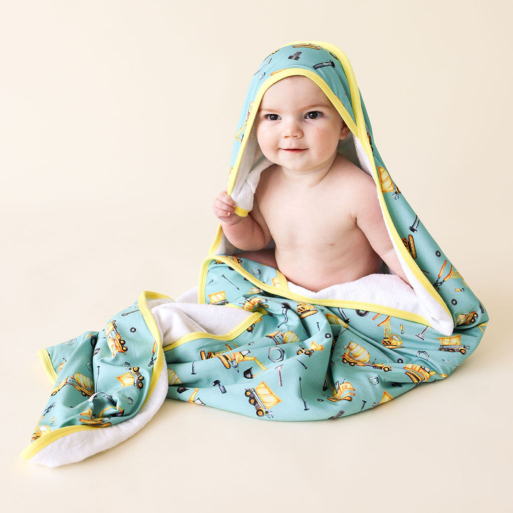 Posh Construction Hooded Towel