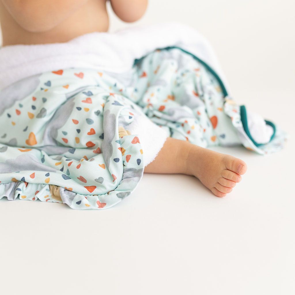 Briella Ruffled Hooded Towel