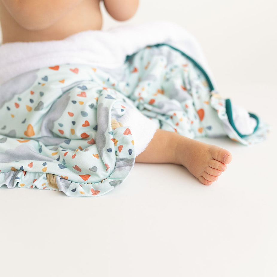 Briella Ruffled Hooded Towel
