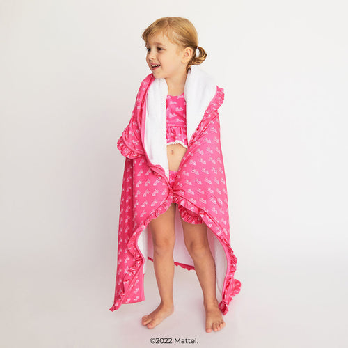 Barbie™ Ruffled Hooded Towel