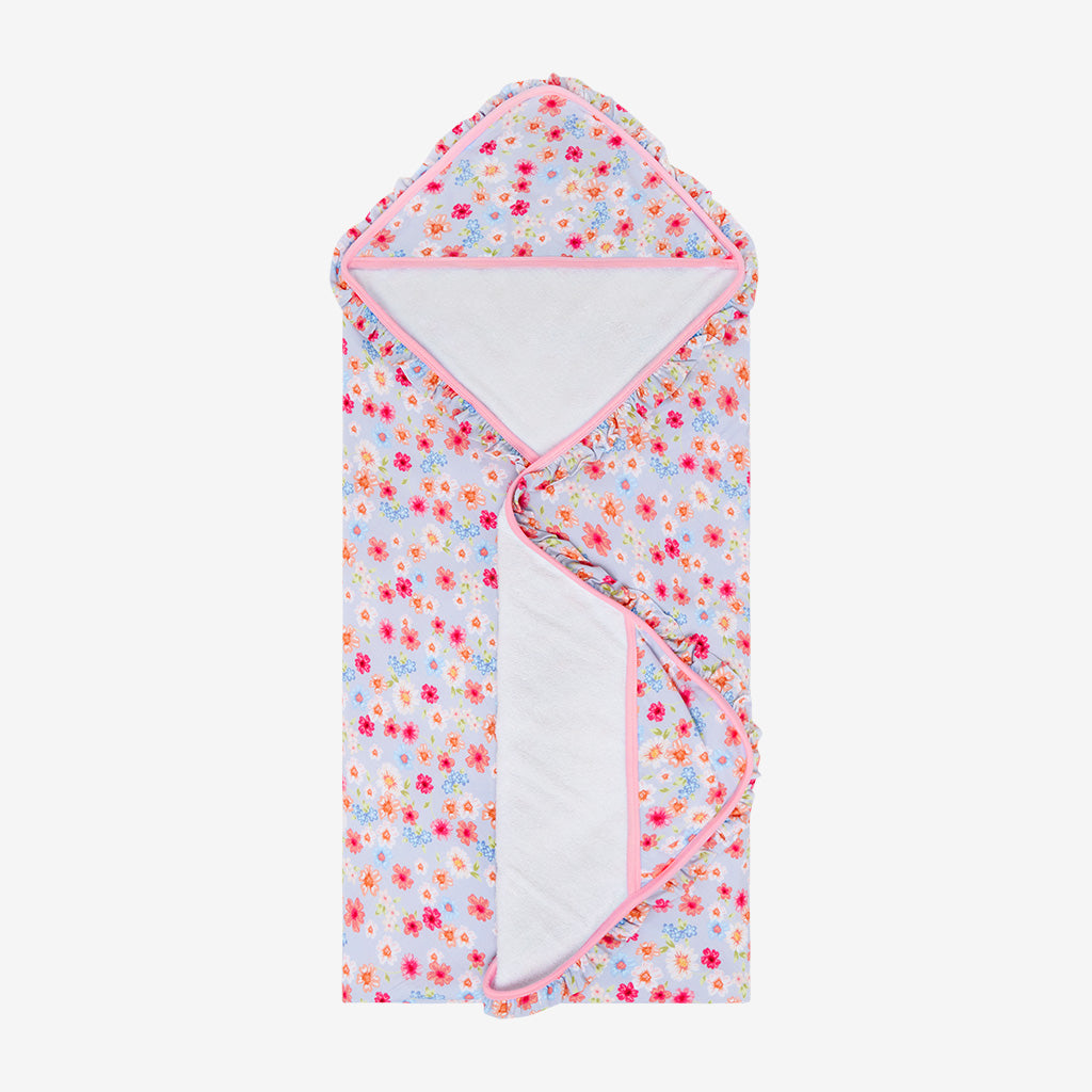 Carissa Ruffled Hooded Towel