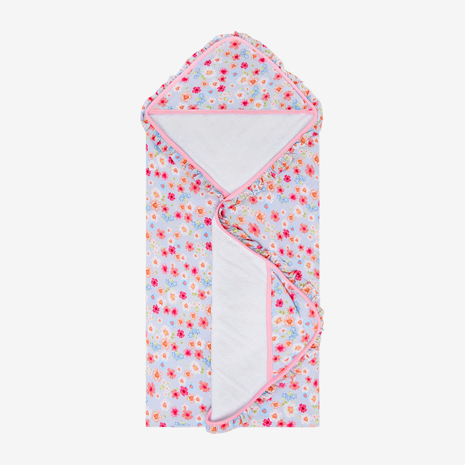 Carissa Ruffled Hooded Towel