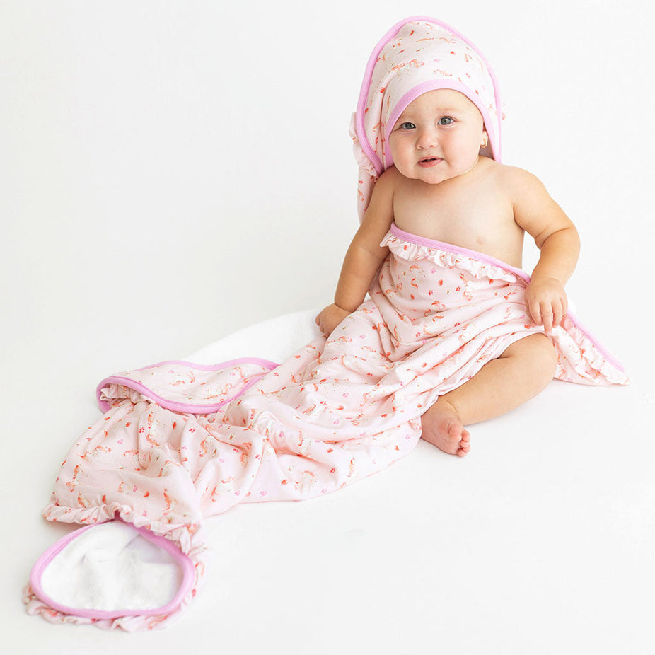 Cadance Ruffled Hooded Towel