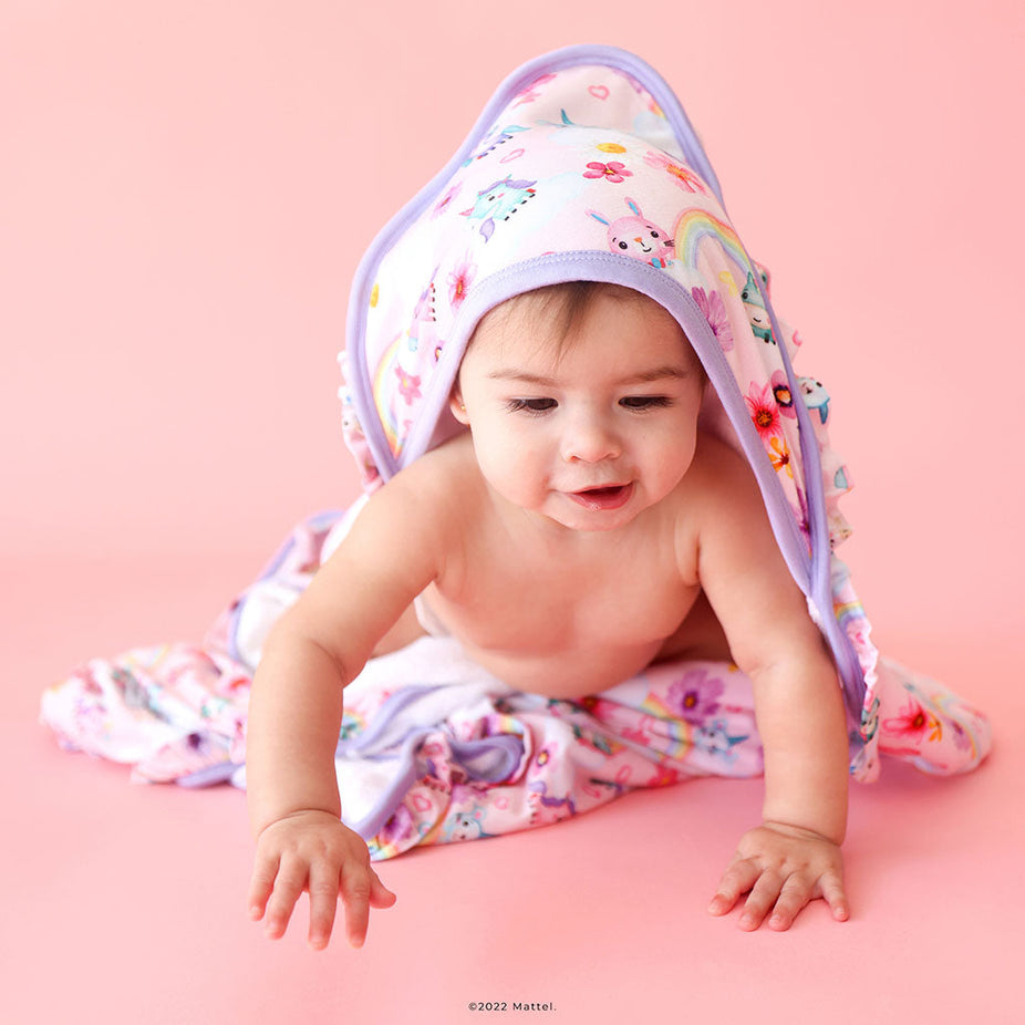 Fisher-Price™ Unicorn Ruffled Hooded Towel
