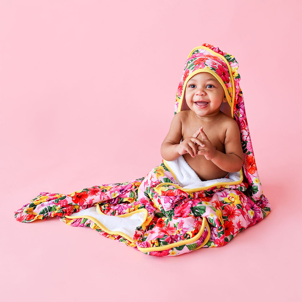 Malana Ruffled Hooded Towel