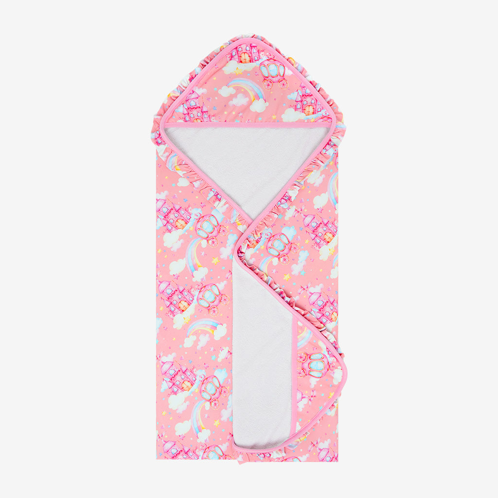 Posh Castle Ruffled Hooded Towel