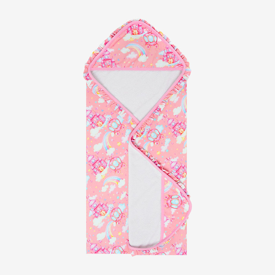 Posh Castle Ruffled Hooded Towel