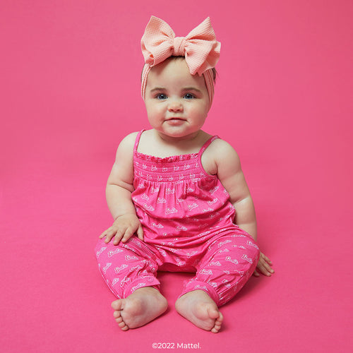 Barbie™ Sleeveless Smocked Jumpsuit