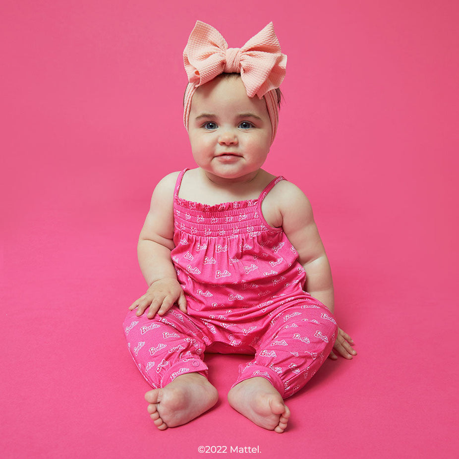 Barbie™ Sleeveless Smocked Jumpsuit
