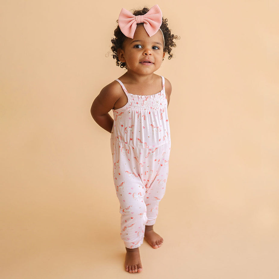 Cadance Sleeveless Smocked Jumpsuit