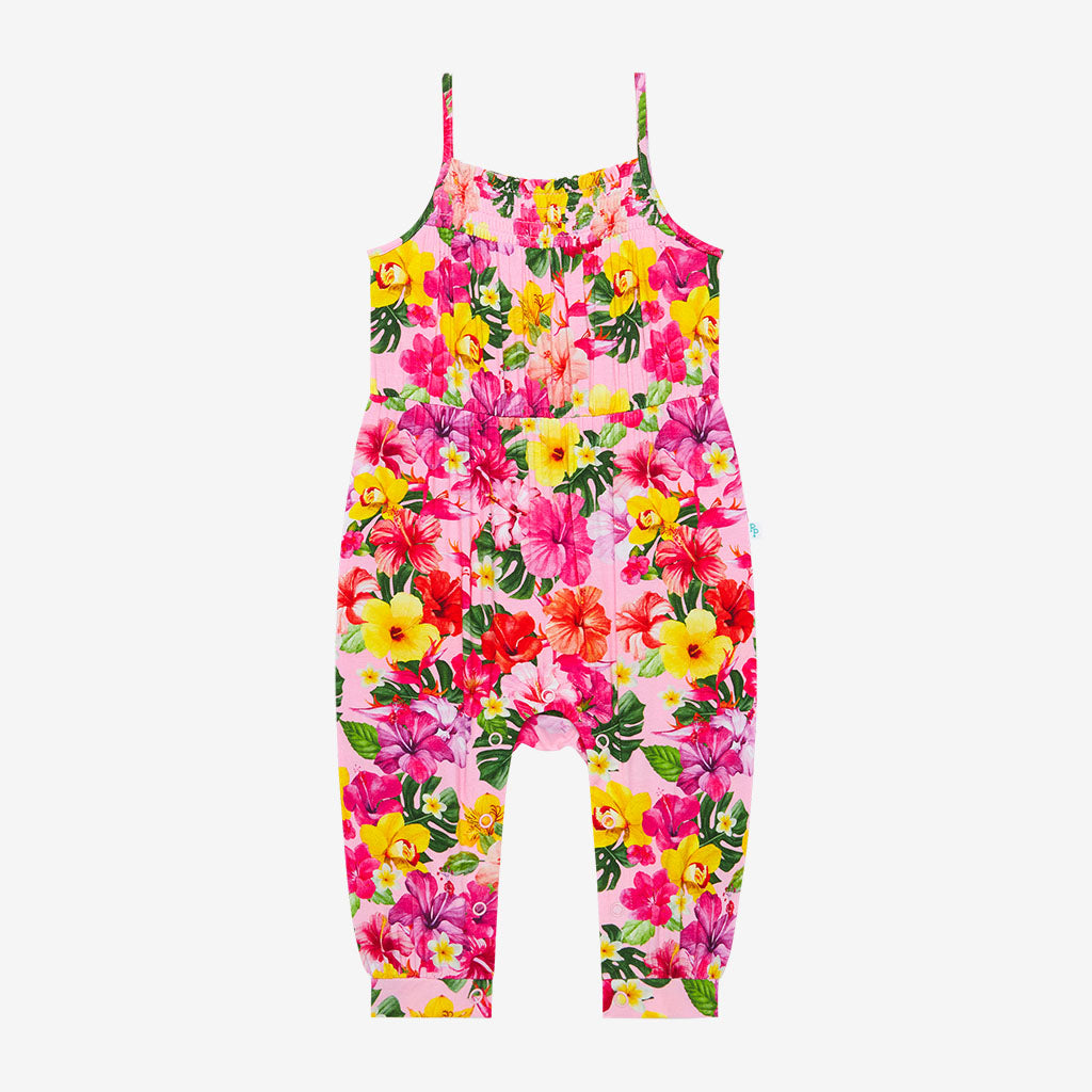 Malana Sleeveless Smocked Jumpsuit