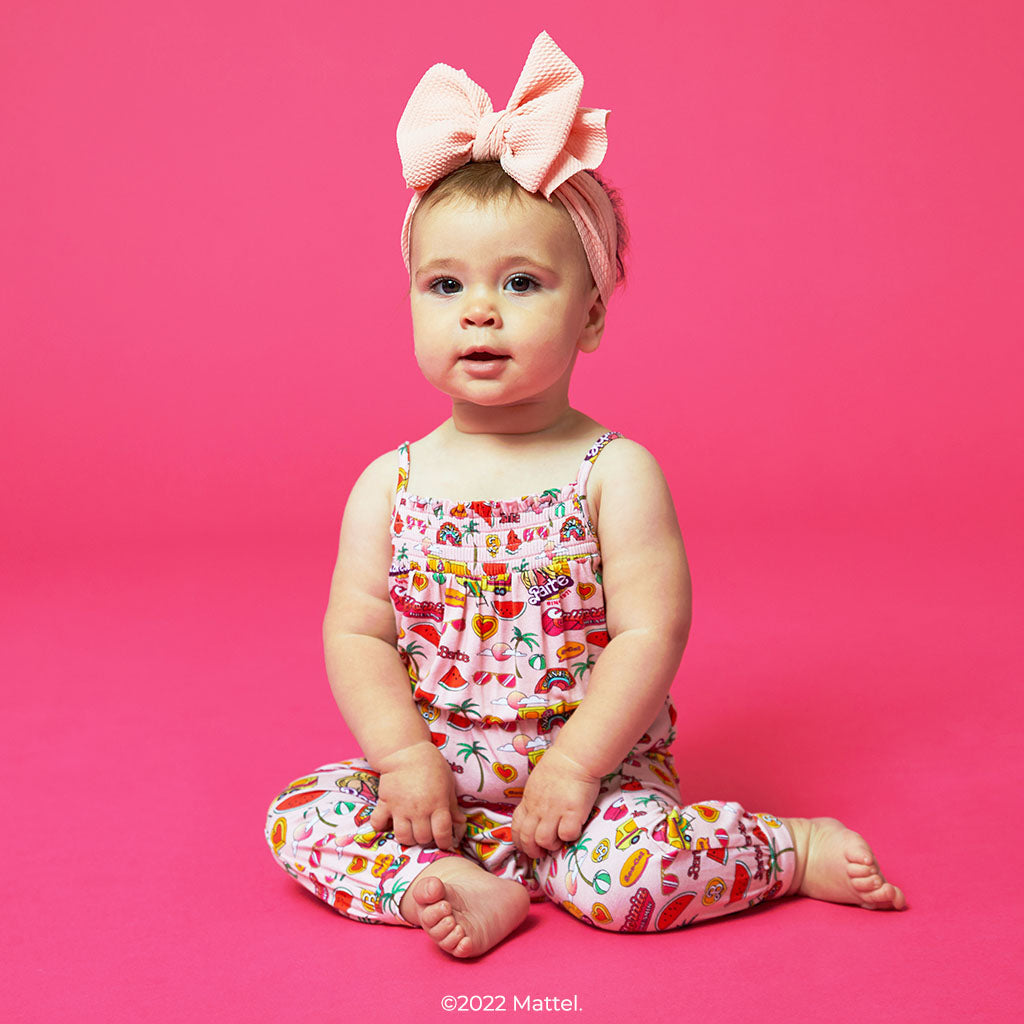 Malibu Barbie™ Sleeveless Smocked Jumpsuit