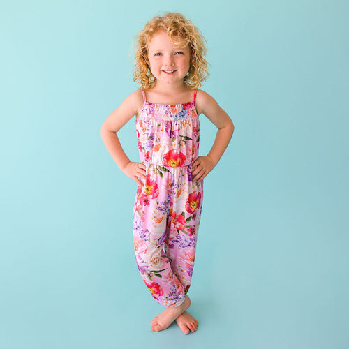 Brisa Sleeveless Smocked Jumpsuit