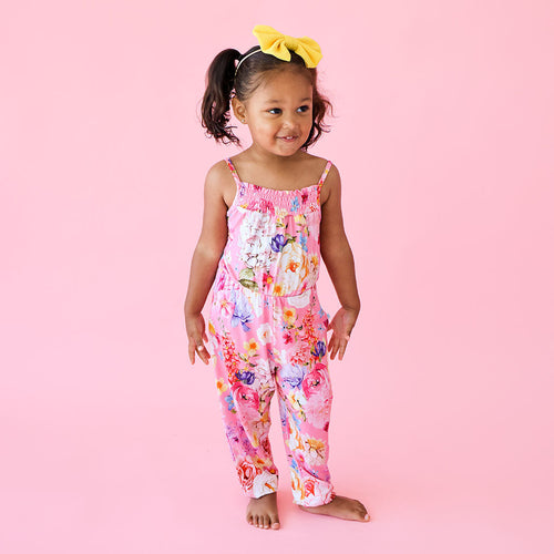 Chantria Sleeveless Smocked Jumpsuit