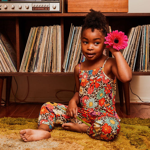 Moonbeam Sleeveless Smocked Jumpsuit