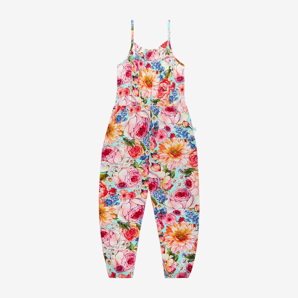 Shirley Sleeveless Smocked Jumpsuit
