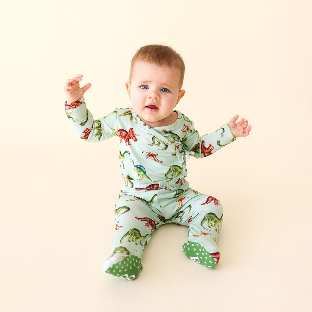 Buddy Tie-Front Kimono Set