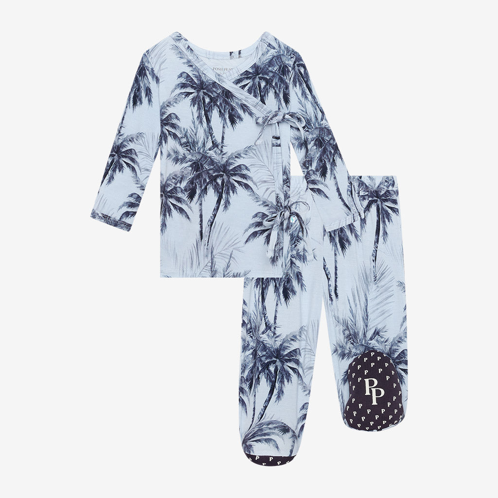 Russell Tie-Front Kimono Set