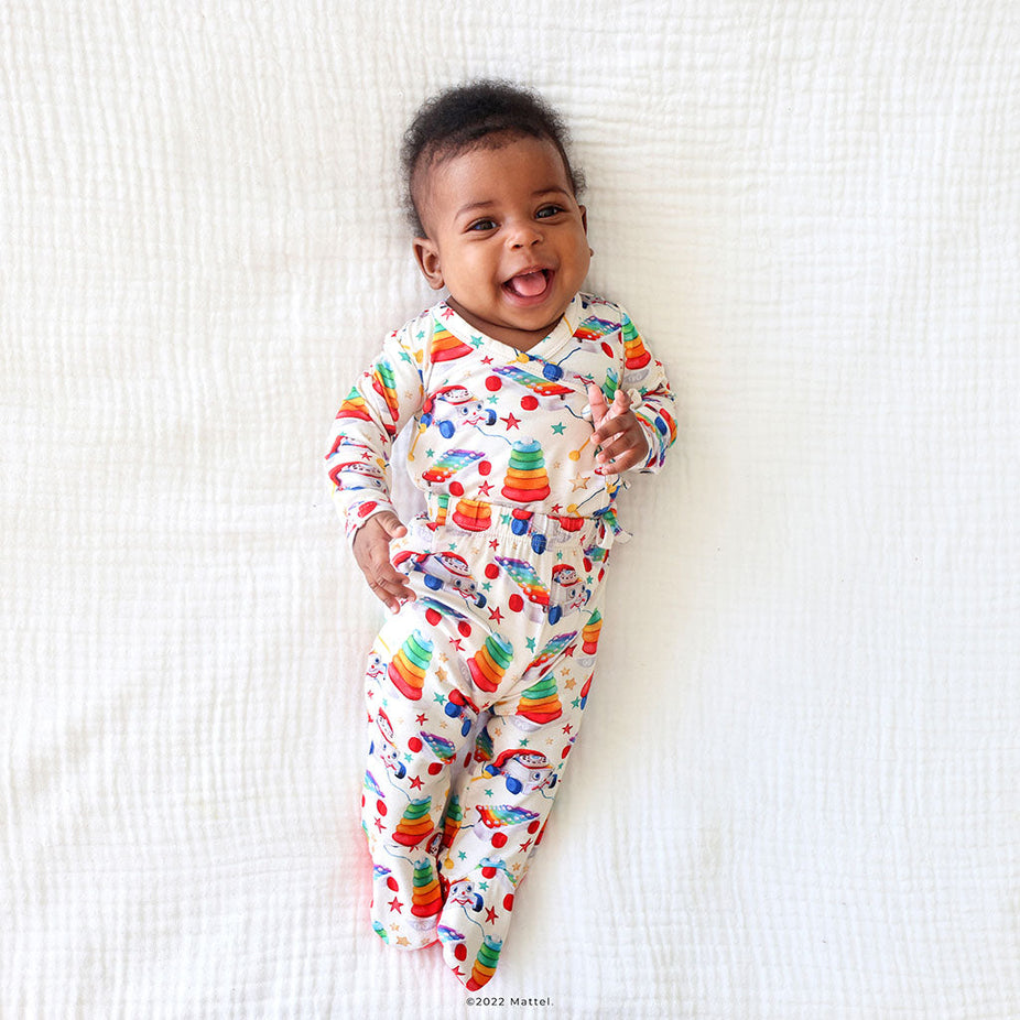 Vintage Fisher-Price™ Tie-Front Kimono Set