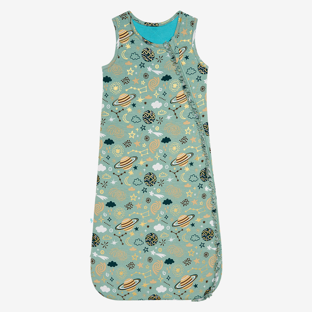 To The Stars Sleeveless Ruffled Sleep Bag