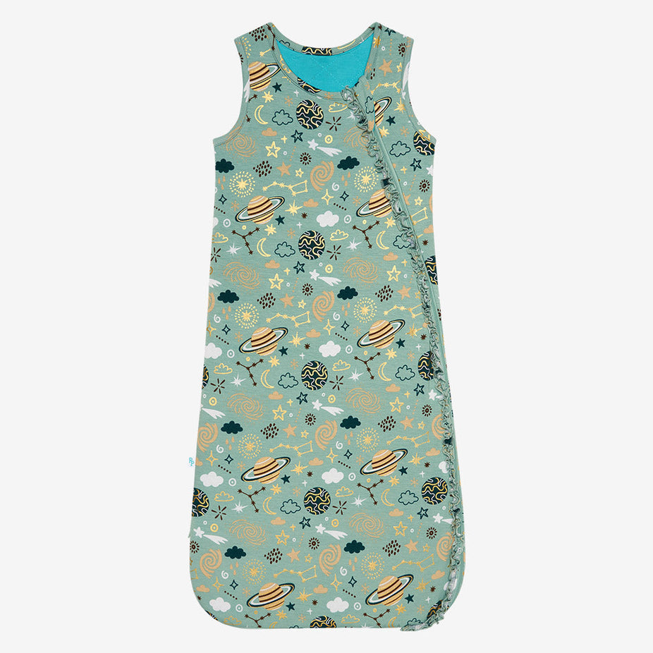 To The Stars Sleeveless Ruffled Sleep Bag